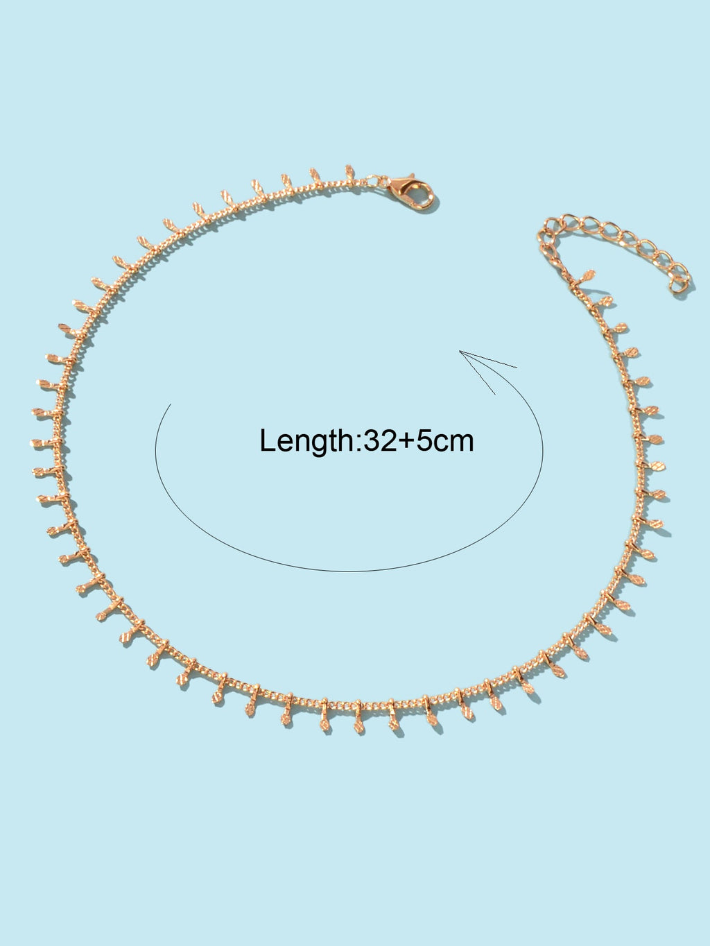 Classic Dainty Thin Charm Choker Gold Short Chain Necklaces Minimalist Jewellery-3